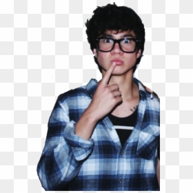 Calum Hood With Glasses , Png Download - Calum Hood Clear Background, Transparent Png - nerdy glasses png
