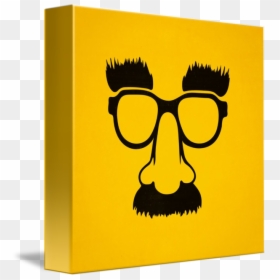 Transparent Nerd Clipart - Glasses Mustache Nose Png, Png Download - nerdy glasses png