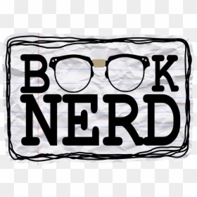 Book Nerd - Word Art Books Word, HD Png Download - nerdy glasses png