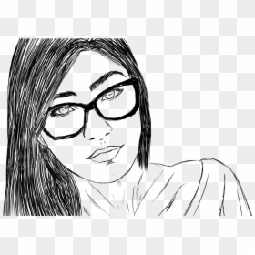 Transparent Red Velvet Irene Png - Mia Khalifa Line Drawing, Png Download - red velvet irene png