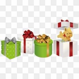 Gift Wrapping, HD Png Download - green christmas ribbon png