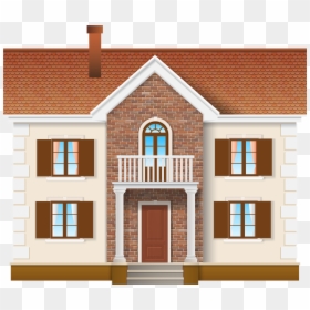 House Large Png Clip Art - Casas Con Balcones Dos Pisos, Transparent Png - home clipart png