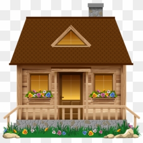Log House Png - Cottage Clipart, Transparent Png - home clipart png