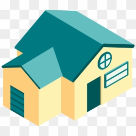 5d House Building Blue Png And Vector Image, Transparent Png - home clipart png