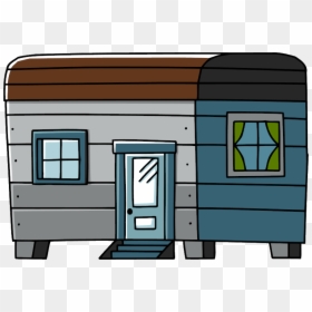 Mobile Home Clipart , Png Download - Cartoon, Transparent Png - home clipart png