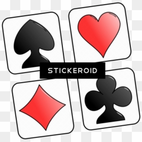 Playing Cards Card Deck Symbols Clip Art Of Transparent - Rummy Cards, HD Png Download - casino cards png