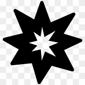Line Symmetry White Star - Emblem, HD Png Download - star line png