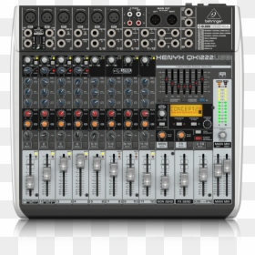 Behringer Qx1222usb 16 Input 2 Bus Mixer W/usb/audio, HD Png Download - music equalizer png