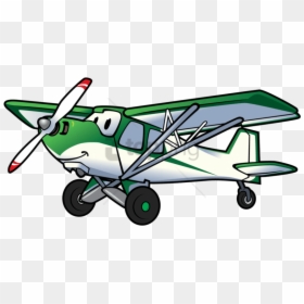 Transparent Biplane Png - Cartoon Plane Transparent Png, Png Download - airplane transparent png