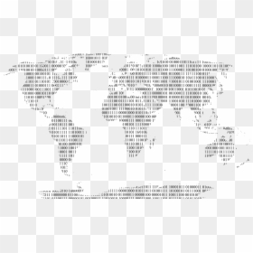 Transparent Mapamundi Png - Binary Numbers, Png Download - mapamundi png