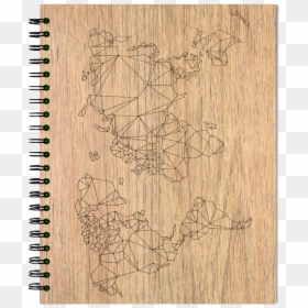 Mapa-madera - Sketch, HD Png Download - mapamundi png