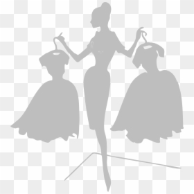Clip Art Fashion Design Logo Png, Transparent Png - woman in dress silhouette png