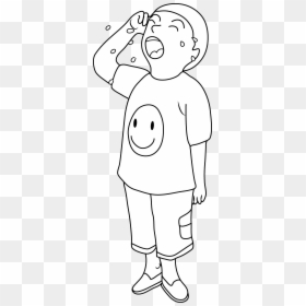 Clip Art Crying Kid Clipart - Crying Kids Clipart Black And White, HD Png Download - kid crying png