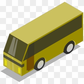 Compact Car,model Car,yellow - Transparent Png Green Bus, Png Download - autobus png