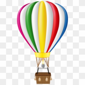 Hot Air Balloon Clipart - Medios De Transporte Globo, HD Png Download - balon png