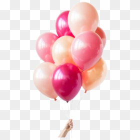 Baloon Balon Pink Freetoedit Scballoons - Pink Balloons Png, Transparent Png - balon png