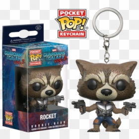 Rocket Raccoon Funko Pop Keychain, HD Png Download - guardians of the galaxy vol 2 png