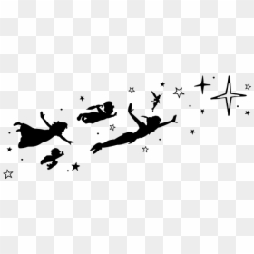 Peter Pan Peter And Wendy Drawing Wall Decal - Peter Pan Silhouette Png, Transparent Png - wendy png