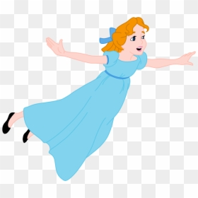 Peter Pan And Tinkerbell - Wendy Darling Transparent Background, HD Png Download - wendy png