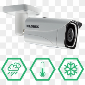 4k Weatherproof & Vandal Resistant Security Camera - All Weather Security Camera On Pole, HD Png Download - security cameras png