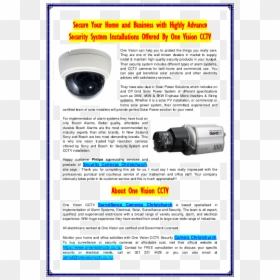 Flyer, HD Png Download - security cameras png