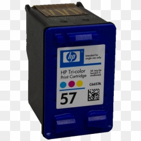 Hp 57 Cartridge, HD Png Download - tricolor png