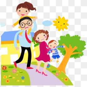 We Have The Perfect Solution - Happy Family Cartoon, HD Png Download - happy family images png