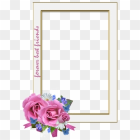 Frame, Roses, Best Friends, Isolated, Cut Out - Best Friends Forever Frame Png, Transparent Png - best photo frame png