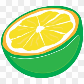 Lemon Drawing Lime - Cartoon Lemon Lime, HD Png Download - lemon fruit png
