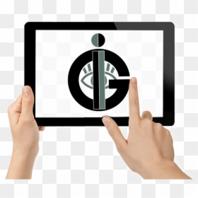 Ipad For Interactive Icon For Web0, HD Png Download - hand click icon png