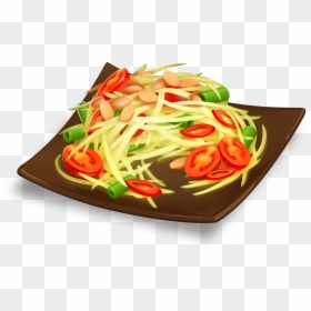 Transparent Papaya Juice Png - Papaya Salad Cartoon, Png Download - papaya juice png