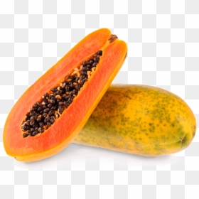 Papaya Fruit With Seeds, HD Png Download - papaya juice png