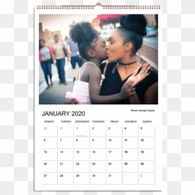 Happy Daughters Day Black, HD Png Download - calendar design png