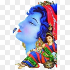 Good Morning Photo Radha Krishna, HD Png Download - mayur pankh png