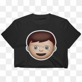 Boy Emoji Shirts - Red Crop Top Png, Transparent Png - boy emoji png