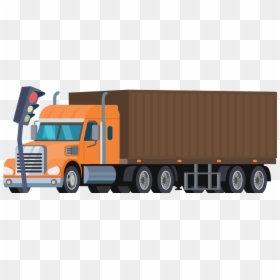 Trailer Truck, HD Png Download - trucking png