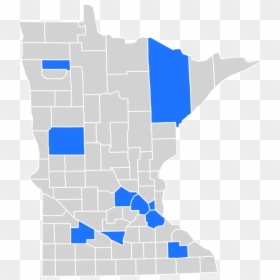 2016 Election Minnesota Counties, HD Png Download - gary johnson png