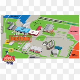 Oregon State Fair Parking Map, HD Png Download - oregon state png