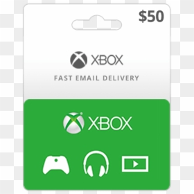 Xbox 15$ Gift Card, HD Png Download - $50 png