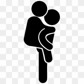 Man Carrying Other Person On His Back, HD Png Download - person back png