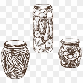 Vase, HD Png Download - can food png