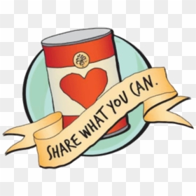 Transparent Can Clipart - Share What You Can Food Drive, HD Png Download - can food png
