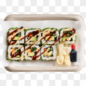 This Sushi Chain Just Increased Its Vegan Menu Options - California Roll, HD Png Download - veg dishes png