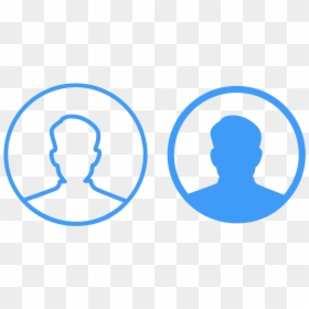 Profile Icons Ux Vector Logo Illustration Ui App Profile - Profile Icon In App, HD Png Download - like icon png transparent