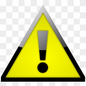 Transparent Police Tape Png - Yellow Transparent Warning Sign, Png Download - danger sign skull png