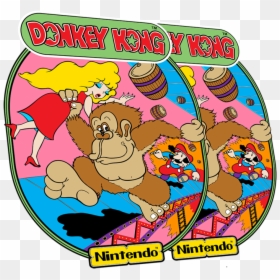 Donkey Kong Side Art, HD Png Download - donkey kong arcade png