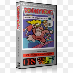 Colecovision Super Donkey Kong Box, HD Png Download - donkey kong arcade png