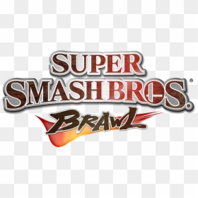 Smashlogo - Super Smash Bros Brawl Title, HD Png Download - super smash bros melee png