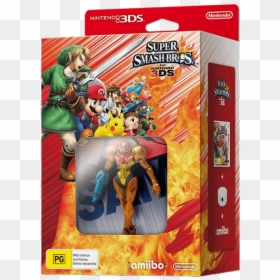 Super Smash Bros Samus Amiibo, HD Png Download - super smash bros melee png