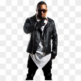 Transparent Romeo Santos Png - Leather Jacket, Png Download - romeo santos png